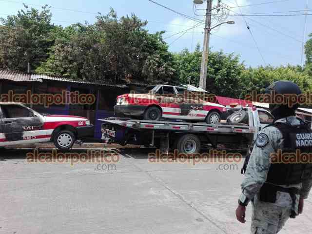 Hombres Armados Quemaron Taxis En Pleno Centro De Lamo Al Calor Pol Tico