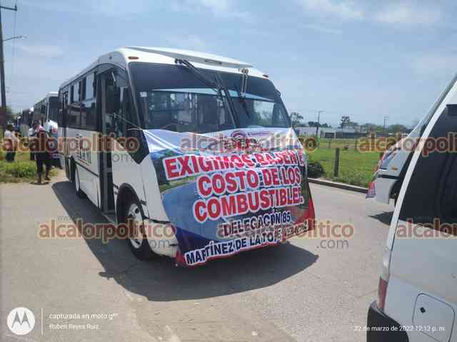 Transportistas De Amotac Se Manifiestan En Mart Nez De La Torre