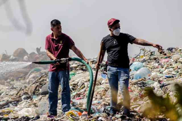 Sospechan Que Incendio En Tiradero De Naolinco Fue Provocado Al Calor