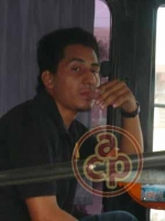 Luis Ricardo Alfonso Estudillo fue entregado a los agentes de la Direcci�n de Tr�nsito y Transporte del Estado. Foto: Ivan Garc�a