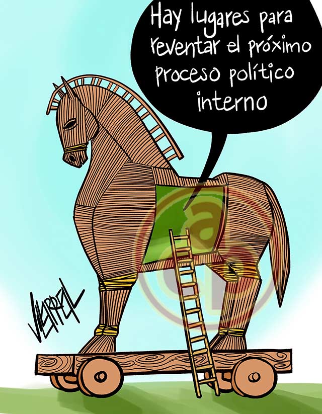 Cartón de Villarreal - Caballo de Troya 