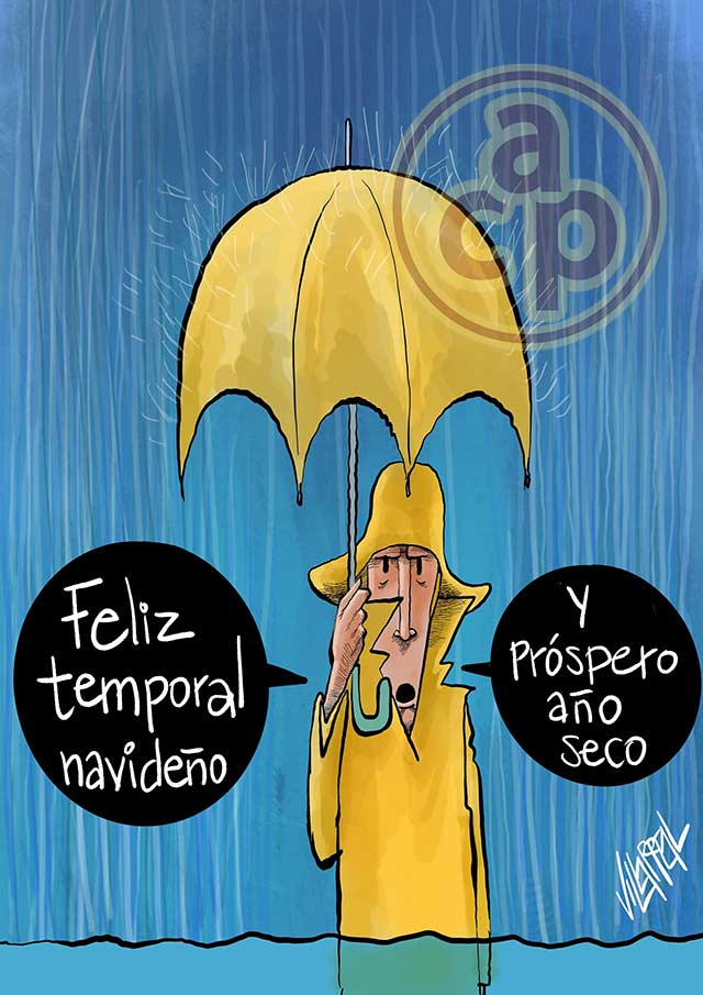 Cartón de Villarreal - Postal navideña