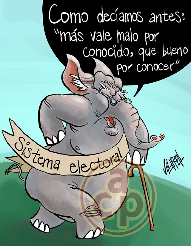 Cartón de Villarreal - Reforma electoral