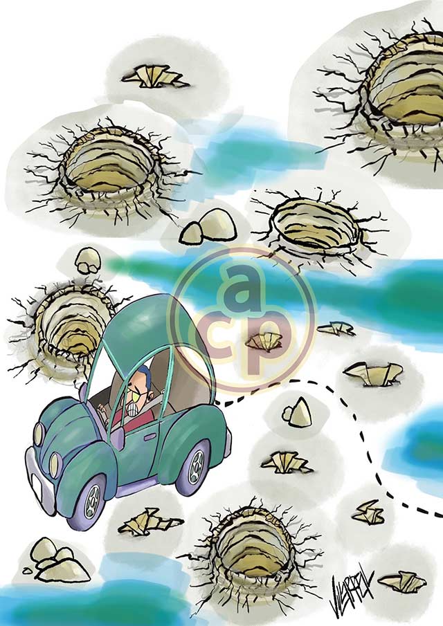 Cartón de Villarreal - Vialidades