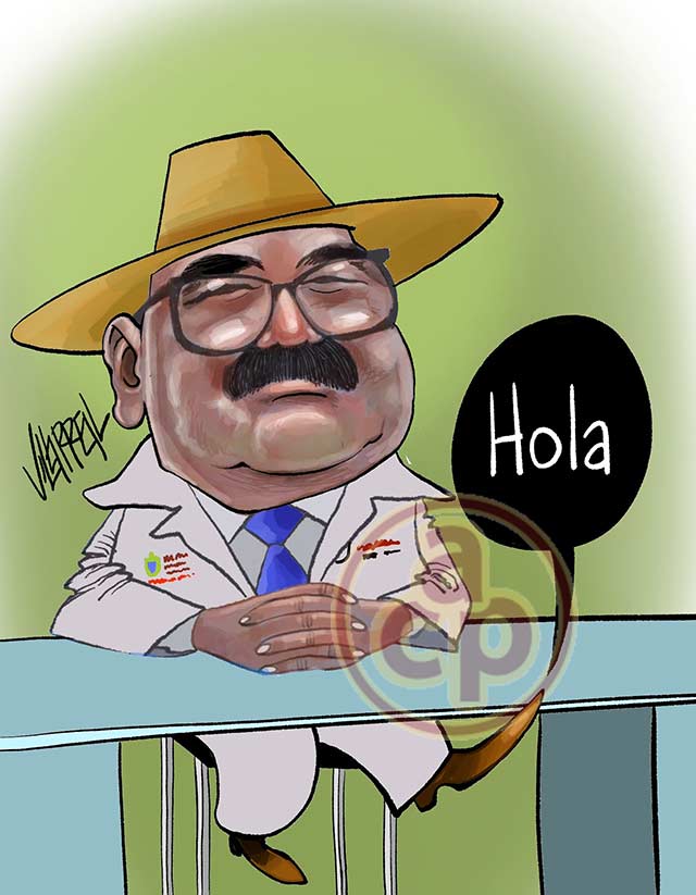 Cartón de Villarreal - Con la punta del pie
