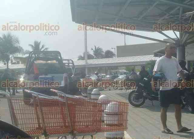 Movilización policiaca, por disparos en el estacionamiento del Chedraui El  Coyol, en Veracruz - Al Calor Político