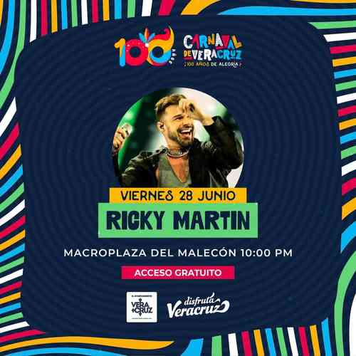 Confirmado: Ricky Martin estará en el Carnaval de Veracruz – alcalorpolitico