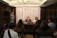 Xalapa, Ver., 13 de mayo de 2013.- Anuncian en conferencia de prensa los conciertos de Alejandra Guzmn este 30 de mayo y Juan Gabriel el 24 de julio en la ciudad de Xalapa.