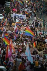 Xalapa, Ver., 15 de junio de 2024.- La Marcha del Orgullo e Inclusin LGBTQ reuni a decenas de personas que recorrieron la avenida 20 de Noviembre hacia Plaza Lerdo.