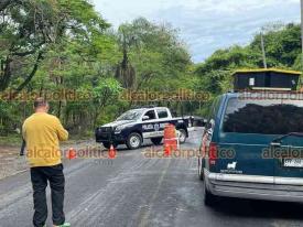 Jalcomulco, Ver., 24 de junio de 2024.- Este lunes se reportaron afectaciones en distintos puntos de las carreteras Apazapan-Jalcomulco y Tuzamapan-Tlaltetela debido a las lluvias y la creciente de los ros.
