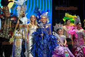 Veracruz Ver., 27 de junio de 2024.- La cantante y actriz Yuri, fue coronada como reina de la alegra de los 100 aos del Carnaval de Veracruz 2024. Es la nica que ha sido reina dos veces de esta fiesta.