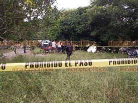 Tlapacoyan, Ver., 7 de octubre de 2024.- A la altura de la localidad El Cortijo, cuerpos de rescate y voluntarios recataron el cadver del turista Miguel ?N?.
