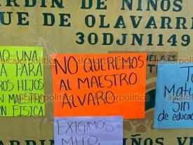 Xalapa, Ver., 9 de octubre de 2024.- Padres de familia tomaron el Preescolar ?Enrique de Olavarra y Ferrari?, en la colonia Sumidero, para exigir docente de Educacin Fsica, del cual el plantel carece del ao pasado, lo que afecta a ms de 80 alumnos.