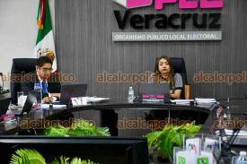 Xalapa, Ver., 14 de octubre de 2024.- El OPLE sesion para abordar ?el cmputo de la circunscripcin plurinominal, la declaracin de validez de la eleccin y la asignacin de diputaciones por el principio de Representacin Proporcional?