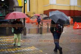 Xalapa, Ver., 21 de octubre de 2024.- Por frente fro 4, este lunes se registran intensas lluvias en la Capital veracruzana. Tome precauciones ante posibles por anegamientos e inundaciones.