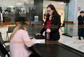 Xalapa, Ver., 28 de octubre de 2024.- Diputados electos de la fraccin de MORENA acudieron al Congreso del Estado para tomarse la fotografa oficial que aparecer en el sitio web de la Legislatura y en sus credenciales.