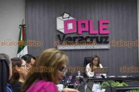 Xalapa, Ver., 30 de octubre de 2024.- El Consejo del Organismo Pblico Local Electoral sesion por ultima vez con la presencia de la representacin del Partido Fuerza por Mxico luego de que perdiera el registro.