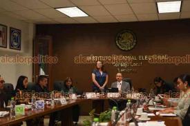 Xalapa, Ver., 1 de noviembre de 2024.- El Consejo Local del INE qued formalmente instalado para el proceso electoral local 2024-2025. Rindieron protesta las consejeras y consejeros, as como a los representantes de los partidos MORENA, PAN, PVEM, PT, PRI y MC.