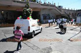 Xalapa, Ver., 8 de diciembre de 2024.- Continan llegando los peregrinos a la baslica menor del Dique, como parte de los preparativos para las fiestas en honor a la Virgen de Guadalupe.
