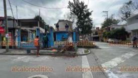 Xalapa, Ver., 11 de diciembre de 2024.- Los fuertes vientos del frente fro 14 tiraron rbol sobre barda de vivienda ubicada en Circuito Jos Mara Velasco, colonia Buenavista. No se reportan heridos. Personal municipal arrib al lugar para retirar el ejemplar.