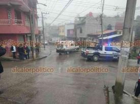 Xalapa, Ver., 8 de enero de 2025.- Ciclista de aproximadamente 35 aos muri la tarde de este mircoles al caer de su bicicleta, en la calle El Haya de la colonia Los Prados.